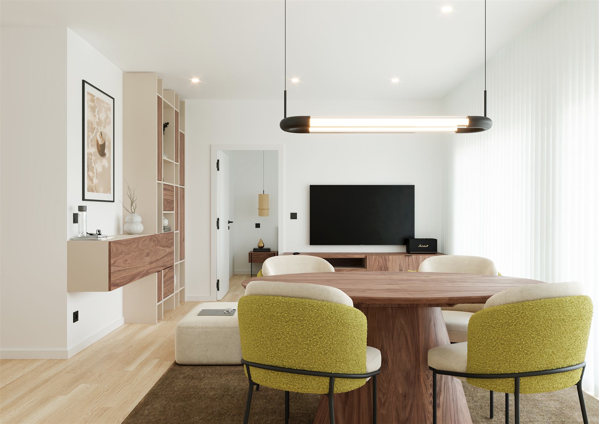 Interior tipo T1 — sala