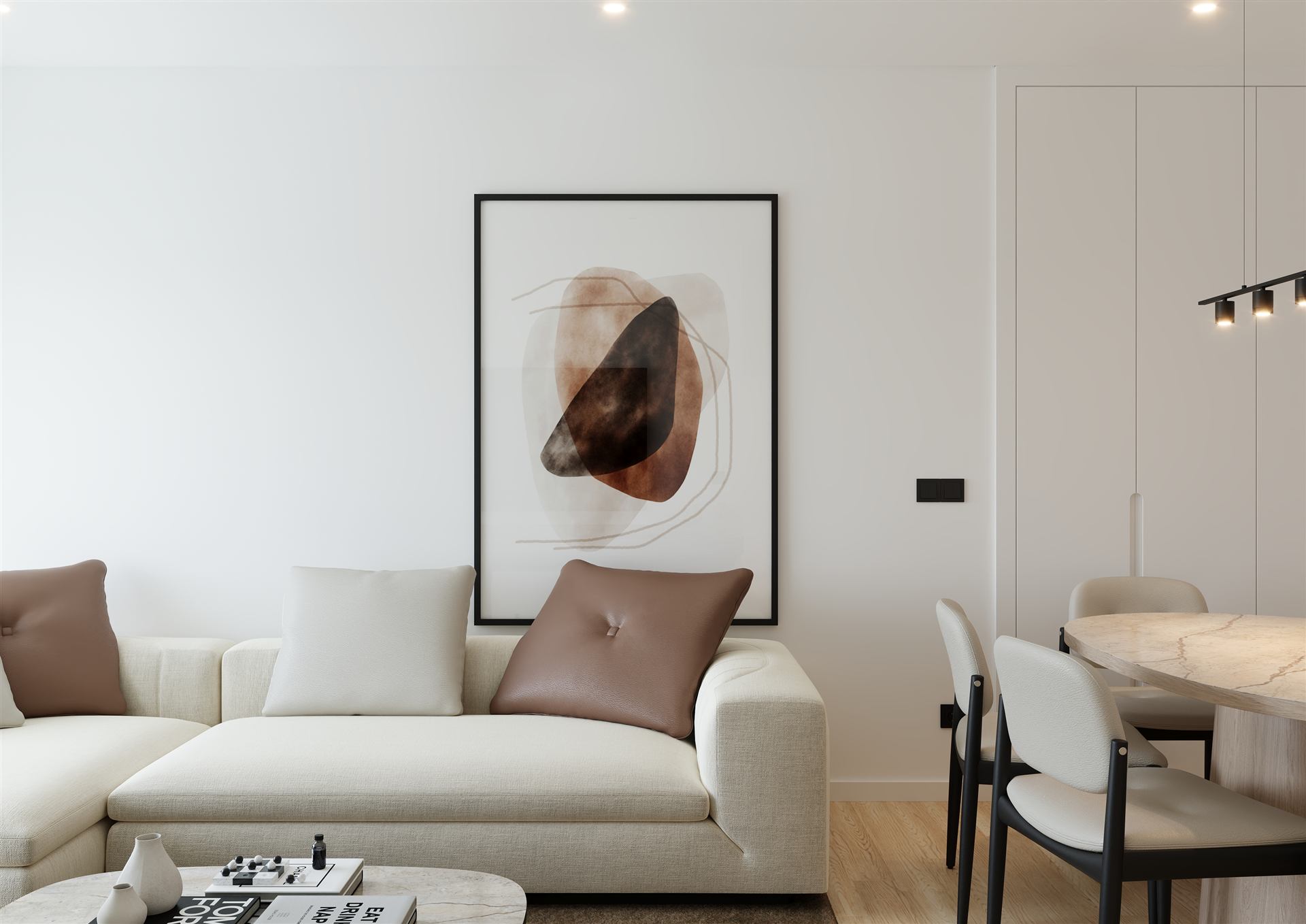 Interior tipo T2 — sala
